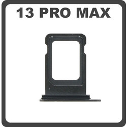 Original for Apple iPhone 13 Pro Max (A2643, A2484) iPhone 13 Pro (A2638, A2483) Sim Tray Υποδοχέας Βάση Θήκη Κάρτας SIM Blue Μπλε