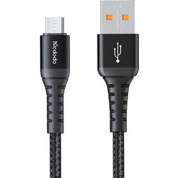 Mcdodo - Data Καλώδιο (ca-2281) - Usb To Micro-Usb, Nylon Braided, Aluminum Alloy, Qc4.0/3.0, 1m - Black