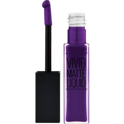 Maybelline Vivid Matte 43 Vivid Violet Long Lasting Liquid Κραγιόν 8ml