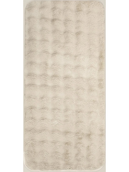 Χαλί αντιολισθητικό 60x140 Kora Light Beige Γούνινο nima