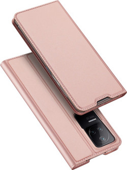 Dux Ducis Skin Pro Holster Cover Flip Cover for Xiaomi Poco F4 5G pink
