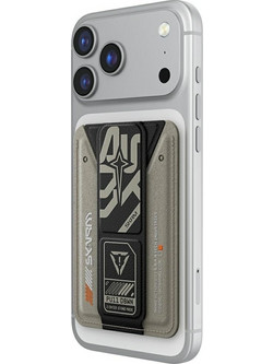 Skinarma Wallet Kado Aegis Magnetic Cardholder Grip Stand Grey - (SK-KADO-AEGISGRY)
