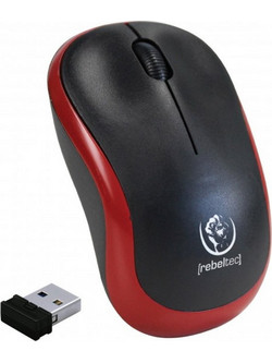 Rebeltec Meteor Ασύρματο Ποντίκι Red