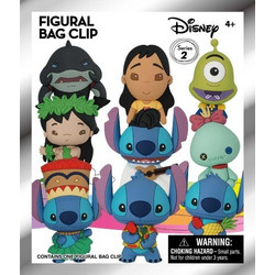Monogram Disney Stitch Monogram Disney: Stitch (Series2) (Blind Bag/Random) 3D Foam Bag Clips Figures (85185) 85185