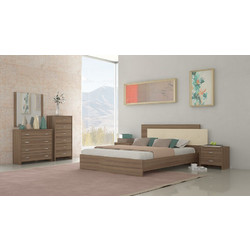 Νο 5 MOCCA SAVVIDIS FURNITURE ΚΡΕΒΑΤΙ ΜΕΛΑΜΙΝΗΣ ΔΙΠΛΟ 160Χ200