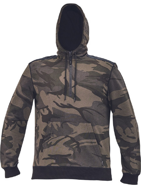 ΜΠΛΟΥΖΑ ΦΟΥΤΕΡ ΜΕ ΚΟΥΚΟΥΛΑ-HOODIE CRAMBE ΚΑΜΟΥΦΛΑΖ 65%poly-35%cott, 340 g/m 2XL