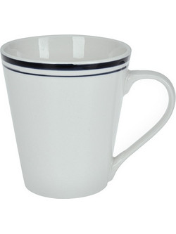 Zaros Κούπα Πορσελάνινη Λευκή 330 ml KZ318 (6 τεμάχια)