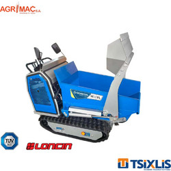 Μεταφορικό Καρότσι Dumper AGRIMAC 500kg GRAECUS H500FL Με Υδραυλική Ανατροπή & Φορτωτή & Κινητήρα LONCIN 6.5Hp