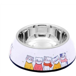 Diva Happy Cats Ανοξείδωτο Μπολ Γάτας 14cm