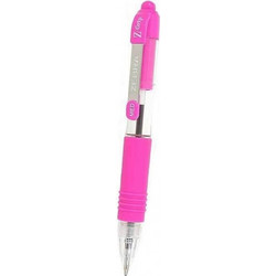 Zebra Z-Grip Mini Bulk Pink Στυλό Gel 0.7mm Ροζ