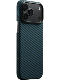 Pitaka Ultra-Slim Case for iPhone 17 Pro Blue/Grey Twill