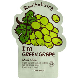 Tonymoly I'm Green Grape Revitalizing Sheet Μάσκα Προσώπου 21gr