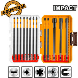 Ingco AKDL01306 Μύτες Impact Μακρυές 1/4" Hex Σετ 13 τεμ
