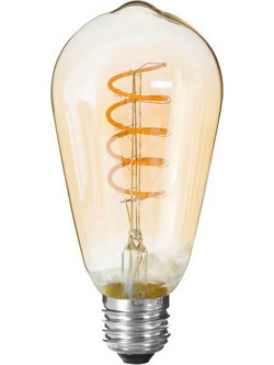 Λάμπα LED Teardrop Twisted Bulb Atmosphera (161702A) για ντουί E27, 2W , Θερμό Λευκό - ATMOSPHERA