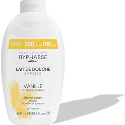 Byphasse Vanilla Flower Κρεμώδες Αφρόλουτρο 600ml
