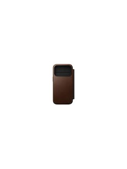 Nomad Modern Leather Folio, brown - iPhone 17 Pro