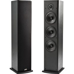 Polk Audio T50 Ζεύγος Ηχείων Hi-Fi Δαπέδου 150W 2 Δρόμων Black