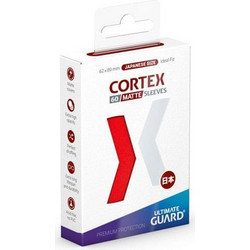 Ultimate Guard Cortex Sleeves Matte Japanese Size (60 τμχ) Red
