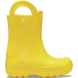 Παιδικές Γαλότσες Crocs Handle Rain K-Yellow (Μεγέθη 28-34) ΚΙΤΡΙΝΟ