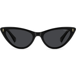 Polaroid Eyewear PLD6246/S 807M9 Γυναικεία Γυαλιά Ηλίου Cat Eye Κοκάλινα Μαύρα με Μαύρο Φακό