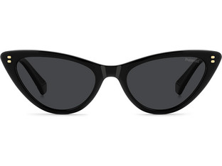 Polaroid Eyewear PLD6246/S 807M9 Γυναικεία Γυαλιά Ηλίου Cat Eye Κοκάλινα Μαύρα με Μαύρο Φακό