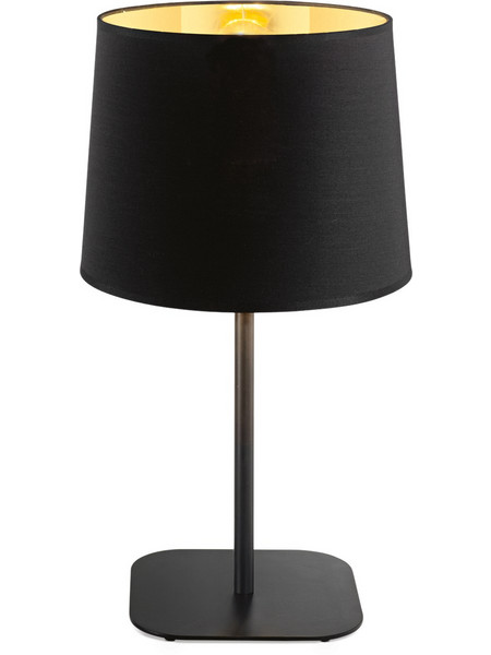 Ideal Lux 161686 Πορτατίφ Αφής Ε27 Μαύρο Φ26xΥ48cm