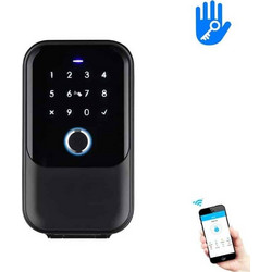 HT-D5 TTLOCK SMART KEY BOX Bluetooth Ασύρματη Κλειδοθήκη - Λουκέτο Με εφαρμογή TTLock και δακτυλικό αποτύπωμα