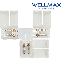 ΣΥΝΔΕΣΜΟΣ ΤΑΦ ΤΑΙΝΙΑΣ LED 8mm WELLMAX (ΣΕΤ ΜΕ 5)