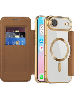 Techsuit - Smartmag Book Case - Iphone 17 Air - Brown