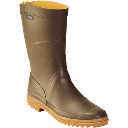 Aigle Bison Γαλότσες Εργασίας Κνήμης Καφέ
