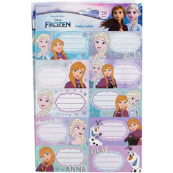 Αυτοκόλλητες Ετικέτες Frozen 20 τμχ. - 2Φ