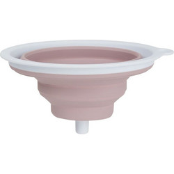 Χωνί Πτυσσόμενο Πλαστικό Powder Pink 17 εκ