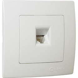 LILLIUM ΠΡΙΖΑ TF RJ11 ΜΟΝΗ ΛΕΥΚΗ MAKEL 2-M32001014 - MAKEL(32001014)