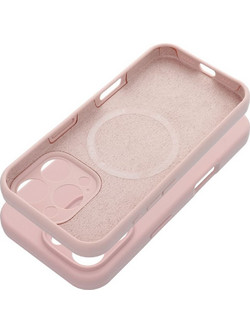 Case Silicone 2mm For Iphone 17 Air Compatible With Magsafe Sand Pink OEM