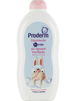 Proderm Kids για Κορίτσια 3+ Παιδικό Σαμπουάν 500ml
