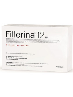 Fillerina 12 Densifying Filler Grade 3 Serum Προσώπου για Ανάπλαση με Κολλαγόνο & Υαλουρονικό 2x30ml