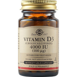 Solgar D3 4000iu 60 Κάψουλες