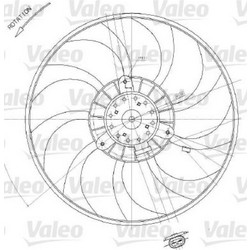 Valeo Βεντιλατέρ, Ψύξη Κινητήρα - 698412