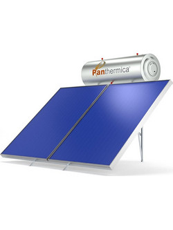 Panthermica Ηλιακός Θερμοσίφωνας 300lt 4m² Glass Τριπλής Ενέργειας Κεραμοσκεπής