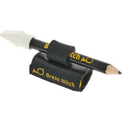 Brass Witch Pencil Holder Baby