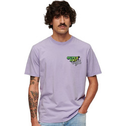 Superdry D2 Ovin Ανδρικό Αθλητικό T-Shirt Λιλά M1011907A-1KX