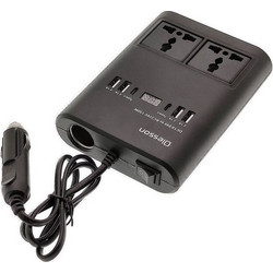 Μετασχηματιστής - Power Inverter αυτοκινήτου - 150W - 12VDC to 220VAC - 4xUSB - CD350562 - 505523 - 0000669