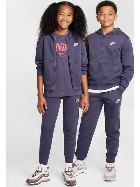 Nike Παιδικό Σετ Φόρμας Μωβ FD3114-599