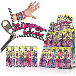 Βραχιόλι με φερμουάρ Zipper 19.5εκ. σε 10 χρώματα