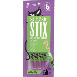 Schesir Stix Pouch Treats Duck 6x15gr