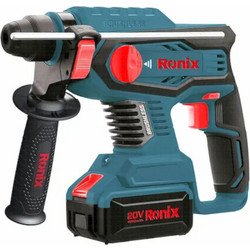 Ronix 8910K Κρουστικό Περιστροφικό Κατεδαφιστικό Πιστολέτο Μπαταρίας με 2 Μπαταρίες