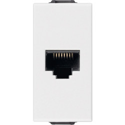 VIMAR NEVE UP ΠΡΙΖΑ ΔΙΚΤΥΟΥ RJ45 NETSAFE CAT.6 UTP 110 ΛΕΥΚΗ (09339.6)