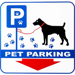 Πινακίδα Pet Parking