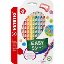 Stabilo Easy Start Left Ξυλομπογιές Σετ 12τμχ