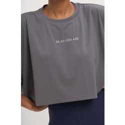 Baya Αθλητικό Cropped Top | Shark Gray